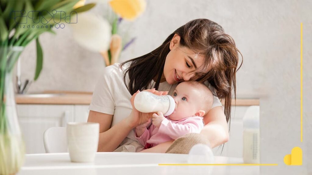 تغذیه تکمیلی نوزاد با شیر خشک 
